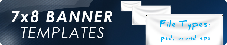 7' x 8' Vinyl Banner Templates | Banners.com