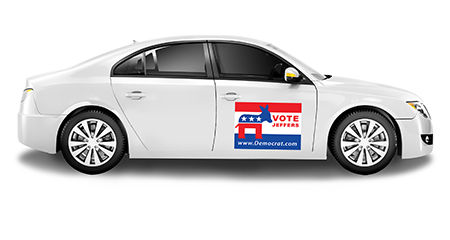 Political Magnetic Signs