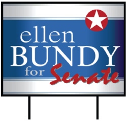political yard Sign democrat | Banners.com