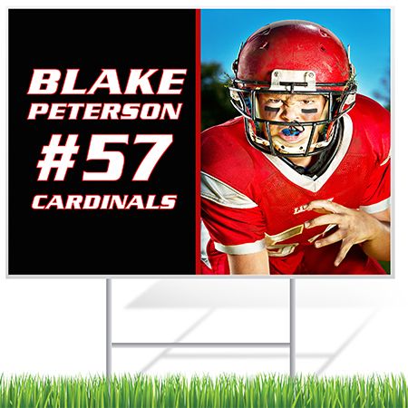 Football Yard Signs
